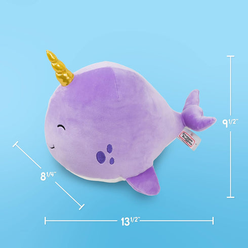 Narwhal Stuffed Animal Ultra Soft Plush Cute Narwhal Toy Plushie Stuffed Animals for Kids...