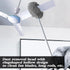 Fuzzy Fan Duster, Ceiling Fan Cleaner Duster with Extension Handle Microfiber Ceiling Fan Blade Cleaner Removable Washable Adjusts 13 to 57.1 in f...