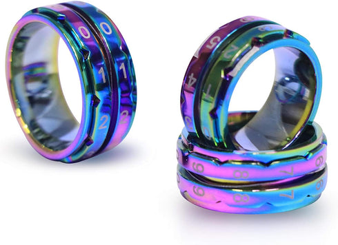Knitter's Pride Rainbow Row Counter Rings for Knitting - Size 11, 20.6mm...