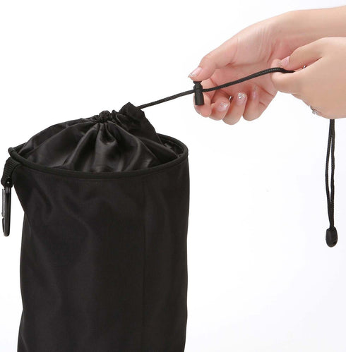 Clothespin Bag Hanging Clothesline Peg Organizer Storage Bags,Dust-proof (black)...