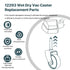 12293 Replacement Wet Dry vacuums Caster wheel Compatible with for Ridgid DeWALT Craftsman,Shop Vac Casters Replacement Parts...