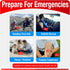 First Aid Kit - 92 Piece Mini Emergency Kits for Car, Basic Outdoor Essentials Survival Trauma Kit Bag, Small Travel Medicine Kit for Home, Sports...