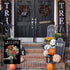 Halloween Garden Flag 12x18 Inch Double Sided Welcome Skull Flower Skeleton Gothic Spooky Halloween Decorations Outdoor Garden Flag Burlap for Sea...