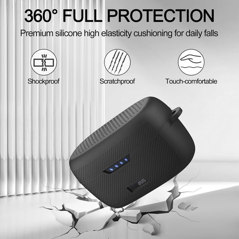 for Baseus Bowie MA10 Case, Silicone Case for Bowie MA10 Bluetooth Earbuds, Anti-Scrach Shockproof Protective Cover for Baseus MA10 Wireless Earbu...
