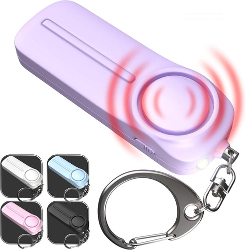 Self Defense Safesound Personal Alarm Keychain – 130 dB Siren Safety Protection Device with LED Light – Emergency Security Alert Key Chain Whistle...