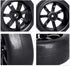 PreGlued 12mm Hex Wheel Rims & OD 2.56" Rubber Tires for 1/10 On-Road Touring Car Drift for Traxxas 4tec 2.0 3.0 Tamiya TT02 TT01 HPI RS4 Wltoys 1...