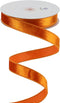 MEEDEE Orange Velvet Ribbon 1 Inch Velvet Wired Ribbon 25 Yards Crushed Velvet Ribbon Velvet Christmas Ribbon Burnt Orange Velvet Ribbon for Chris...