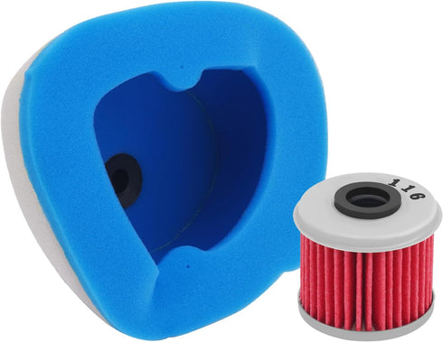 Motorcycle Air Filter & Oil Filter Replacement for Honda CRF250R 2004-2009 CRF250X 2004-2013 CRF450R 2002-2008 CRF450X 2005-2013 17213-KRN-850...