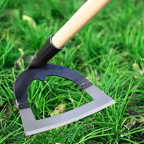GANAZONO Scythe Tool Hoe Tool Agricultural Hoes Weeding Rake Heavy Duty Garden Cultivator Field Cotton Hoe Tool (Hoe) Hand Tools...