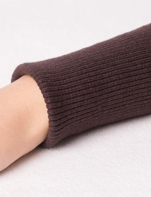 Cuff for Sleeve, Ribbing Fabric for Sweatshirt Jacket Hoodie Sewing (Chocolate, 40x7cm)...