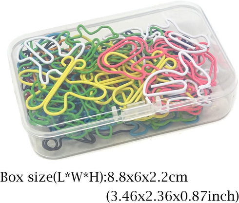 Honbay 60pcs Colorful Creative Assorted Animal Shape Metal Paper Clips...