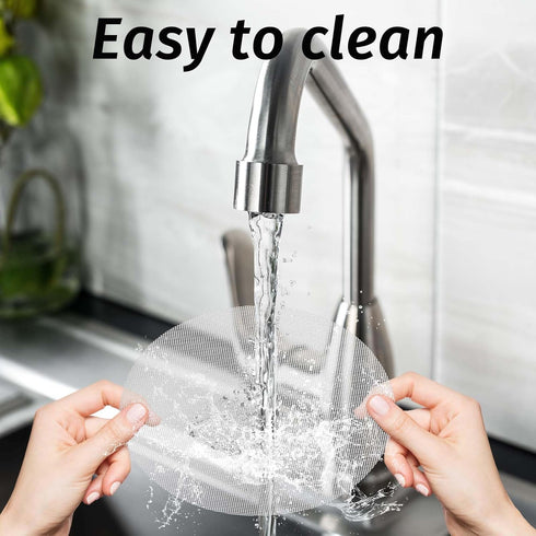 8Pcs 11 inch Non-stick Silicone Steamer Liners Round Silicone Steamer Mesh Pastry Dim Sum Mesh Reusable Round Dumplings Bamboo Steamer Liner Pad f...