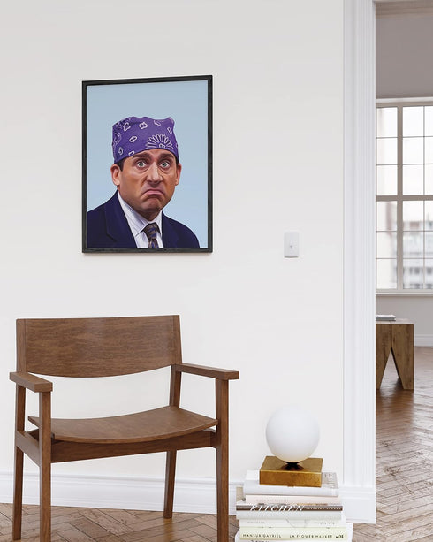 HAUS AND HUES Michael Scott Poster – The Office TV Show Wall Art, Funny Prison Mike Print for Fans, Office Spaces & Home Decor | Great Gift Idea |...