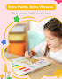 TECJOE Paint with Water Coloring Books for Toddlers, 26 Pages A to Z Animal Watercolor Paint Set with 3 Brushes, Mess Free Watercolor Painting Kit...