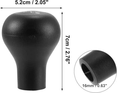 ACROPIX Gear Lever Stick Shifter Handle 6 Speed Manual Gear Stick Shift Knob Transmission Fit for Ford F-150 - Pack of 1 Black...