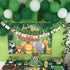 MATTTIME Tropical 12 Month Leaf Banner 1st Birthday Glitter Jungle Safari Wild One Monthly Photo Prop Zoo Party Decoration...