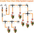 60 Pieces 1/4" Drip Irrigation Coupling Fittings?Drip Line Double Barbed Coupler Connectors for 1/4 Inch Irrigation Tubing Quick Connect 1/4'' Cou...