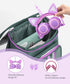 LOBKIN Unicorn Headphones Children, Cat Ear Headphones with Glowing LED, 85db Volume Limiter, Foldable Lightweight Children's Headphones with Micr...