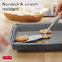 GoodCook 15” x 10.5” Nonstick Carbon Steel Baking Pan & Raised Wire Rack – Pizza Crisper, Crispy Bacon, Multipurpose Cooking Sheet Pan, Cooling Ra...