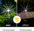 Solar Garden Firework Lights Outdoor Waterproof, 2 Pack Solar Powered Art Stake Twinkle Lighting for Outside Decor, 120 LED Sparklers String Light...