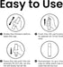 Liquid Chalk Markers Erasable Window Paint Pen: 15mm Jumbo Wet Erase Glass Washable Markers Large Wide Tip 1 Black 2 White Chalk Markers for Chalk...