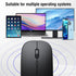 Wireless Bluetooth Mouse for iPad/MacBook Pro/Air/Laptop/pc Rechargeable Silent Mouse Portable Slim for Surface Pro/Lenovo/Samsung Tablet (Black)...
