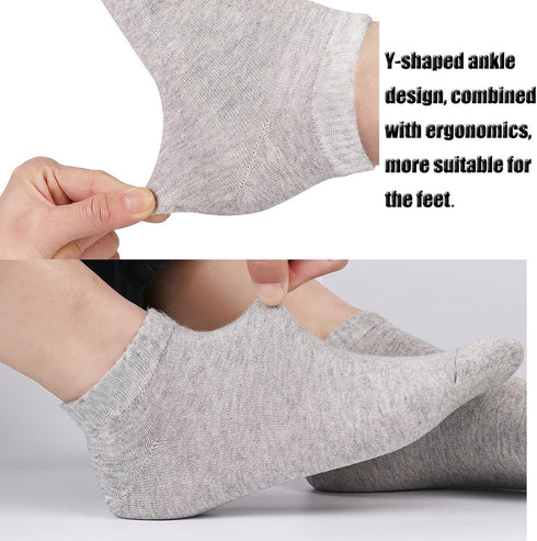 10 Pairs Ankle Socks No Show Sock Low-Cut Athletic Men Women Cotton Socks...