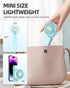 FrSara Portable Handheld Fan, Neck Fan, Mini Desk Fan, Multi-Function Fan, 2000mAh Ultra-Long Battery Life, Ultra-Quiet, 3-Speed Visual Adjustment...