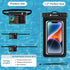 Waterproof Phone Pouch Fanny Pack, Cruise Essentials 4-Piece Set, Waterproof Bag for Beach Vacation Kayak Cruise Accessories,Waterproof Phone Case...
