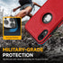 Classy Design Luxury Leather Phone Case for iPhone XR Non-Slip Grip Full Body Ultra Slim Protective Case 6.1 Inch (Red)...