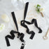 MEEDEE Black Chiffon Ribbon 1 Inch Frayed Ribbon Chiffon Silk Ribbon Black Fringe Ribbon Thin Chiffon Ribbons for Crafts, Gift Wrapping, Wedding I...