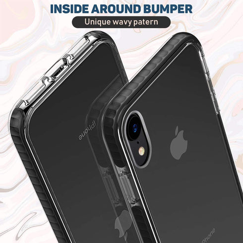 MATEPROX Compatible with iPhone XR Case Clear Thin Slim Anti-Yellow Anti-Slippery Anti-Scratches Cover Shockproof Bumper Case for iPhone XR 6.1''(...