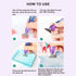 16pcs Silver Metal Tips Diamond Painting Pen Kits, 6pcs Stainless Steel Tips, 6 Glue Clays, 2 Finger Sleeves , 5D Diamond Painting Accessories Too...