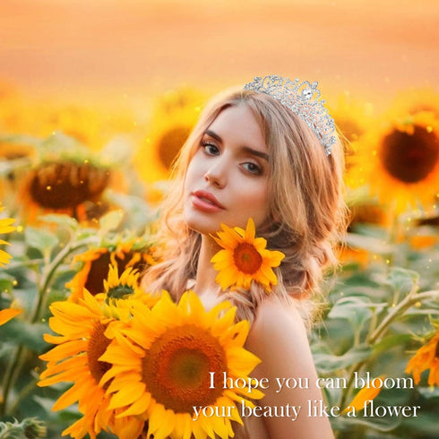 VELSCRUN Tiara for Women Silver, Happy Birthday Queen Tiara, Crown for Girls with Birthday Girl Sash, Crowns for Women with Rhinestone...