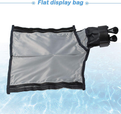 39-310 Zipper Bag for Compatible with Polaris 3900 Pool Cleaner, accommodate 5 Liters Capacity with 9-100-3105 Sweep Hose Scrubber Replace Gray Do...
