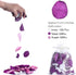 Artificial Silk Rose Petals 300pcs Reusable Fake Purple Flower Petals for Wedding Anniversary Romantic Night Valentines Party Dinner Table Decorat...