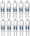 10x G4 12V 5W Light Bulb Replacement JC 2 Pin Base Halogen Kitchen Table Pendant Lamp 12 Volt 5W Warm White Landscape Desk Lighting...