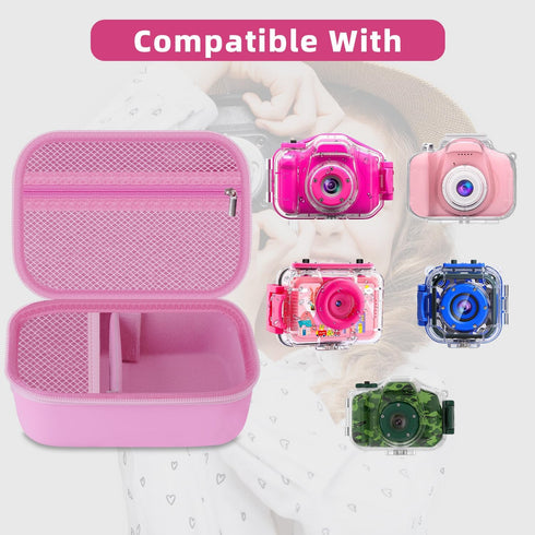 Kids Camera Case Compatible with Agoigo/ESOXOFFORE/GKTZ/Anchioo/MINIBEAR/Seckton/Goopow Digital Waterproof Camera Portable Instant Print Cameras S...