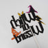 Witch or Wizard Cake Topper,Gender Reveal Baby Shower Party Decorations Potter Inspired He or She Boy or Girl Cake Decor...