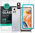 Ibywind Screen Protector for Xiaomi Redmi Note 12 Pro 4G(6.67") 2 Pack+1 Pack Camera Len Protector+1 Back Film,9H Tempered Glass,HD,Scratch Resist...