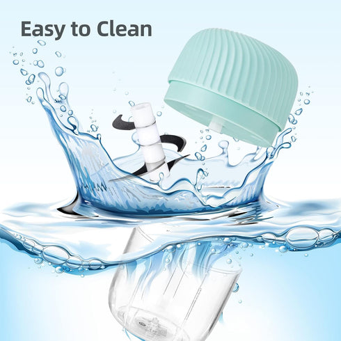 Electric Garlic Chopper, Portable Veggie Chopper, 350ML Garlic Grinder Masher Onion Chopper, Blender to Vegetable, Cordless Food Processor for Gin...
