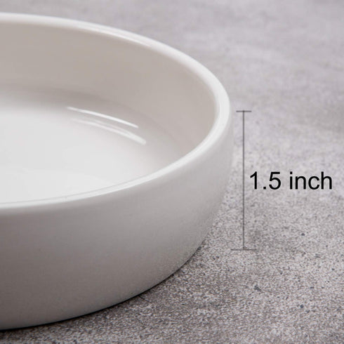 Ceramic Pet Bowl for Cats,Classic Ceramic Cat Dish Dog Bowls for Food and Water,12 Liquid Ounce...