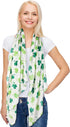 Skylety St. Patrick's Day Printed Scarf Long Shamrock Shawl Irish Theme Scarf for Holiday Outfits Accessories...