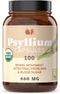 Pure Natural Whole Psyllium Husk Powder Capsules - 660mg Capsules 100 Pure Unflavored Fiber & Colon Cleanse Pills...