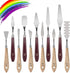 Palette Knife Set, 11 Pieces Stainless Steel Spatula Palette Knives Painting Accessories Art Supplies for Oil Painting, Gouache, Watercolor, Rock ...