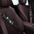Forchrinse Moon and Star Pattern 2 PCS Auto Seat Belt Cover Strap Shoulder Pad for for Car,Truck,SUV,Backpack,Shoulder Bag...