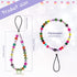 6 Pieces Cell Phone Lanyard Strap Beaded Cell Phone Crystal Charm Bling Wristlet Short Hand Wrist Beads Chain for Girl Women(Various Color)...