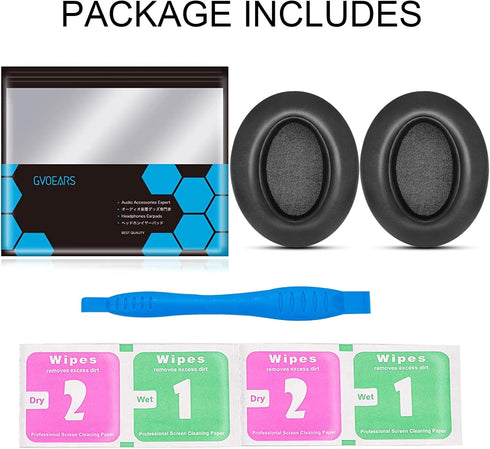 GVOEARS Replacement Earpads for Sony WH-XB910N Headphones Pads Replacement Cushions, Premium Memory Foam, Soft and Durable Leather......