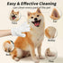Pet Bath Wipes for Dogs and Cats 6 PCS?Dog wipes thickened material Cleaning Deodorizing Bathing Wipes Dog washing gloves Nourishing Grooming Fur?...