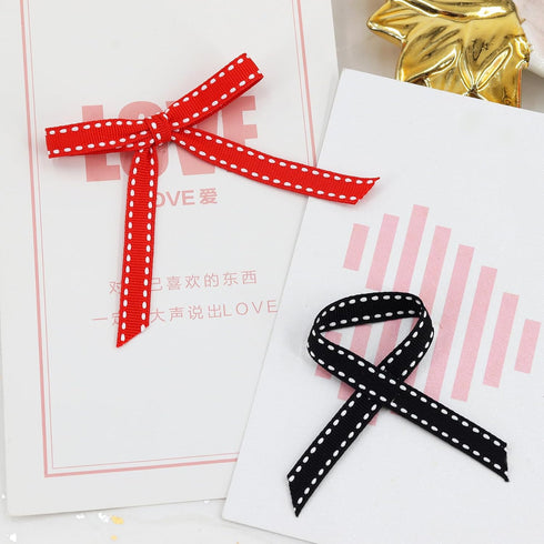 3/8" White Jump Point Grosgrain Ribbons, Perfect for Gift Wrapping Crafts Party Wedding Birthday Decoratio, DIY Crafts Bow Hair Headband Accessori...